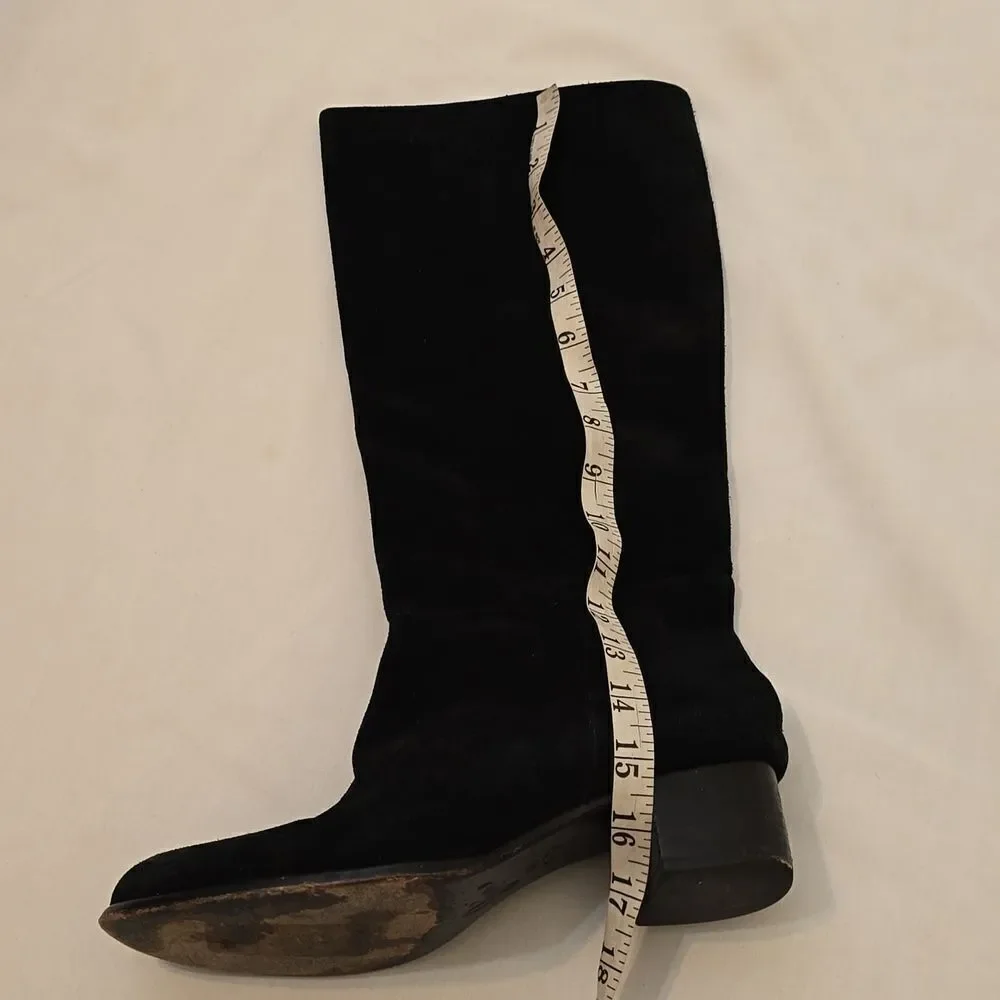 Joie Black Suede Boots 38
